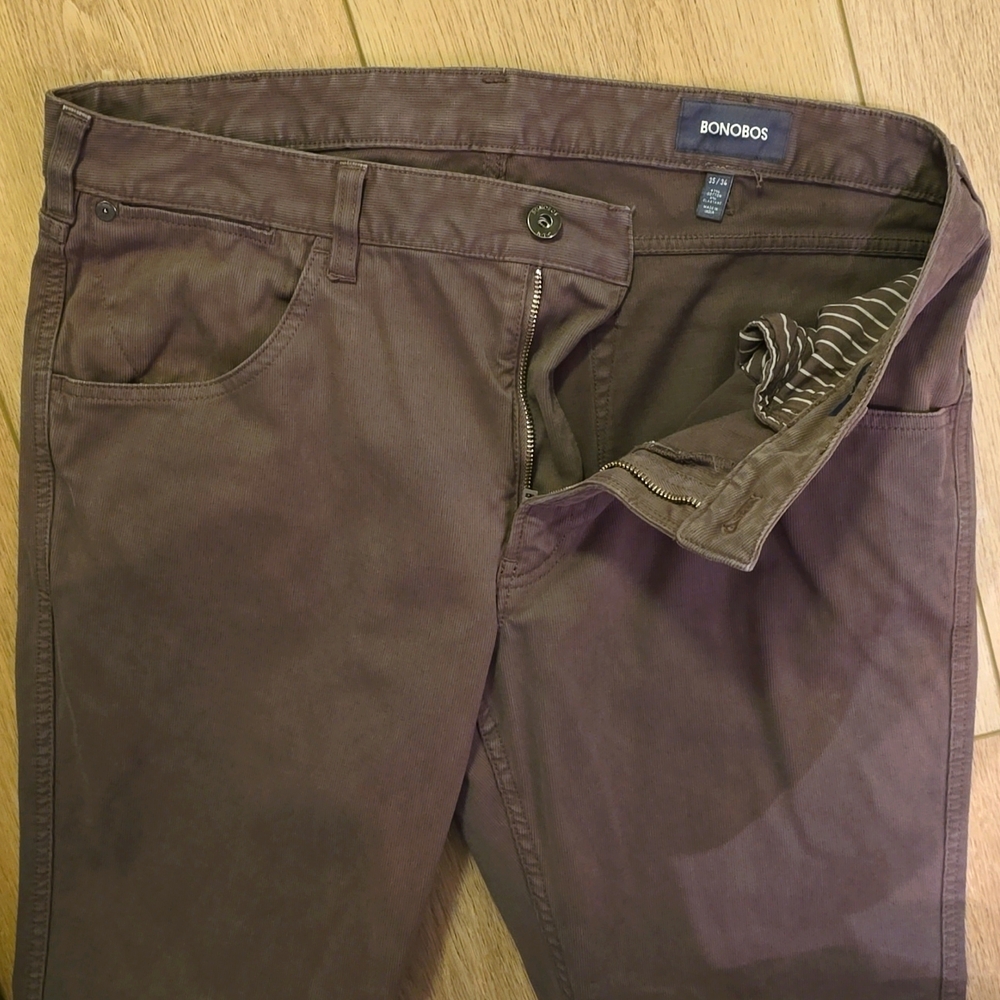 Bonobos brown pants - 33x34